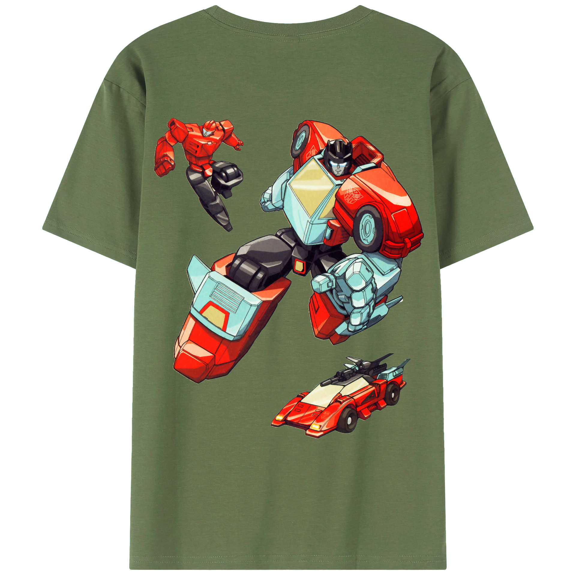 （画像用）  綿100％ メンズ半袖Tシャツ（バックプリント） 通気性